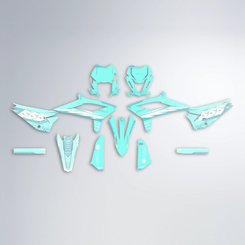 NTK V5 Beta graphics kit parts layout in Mint