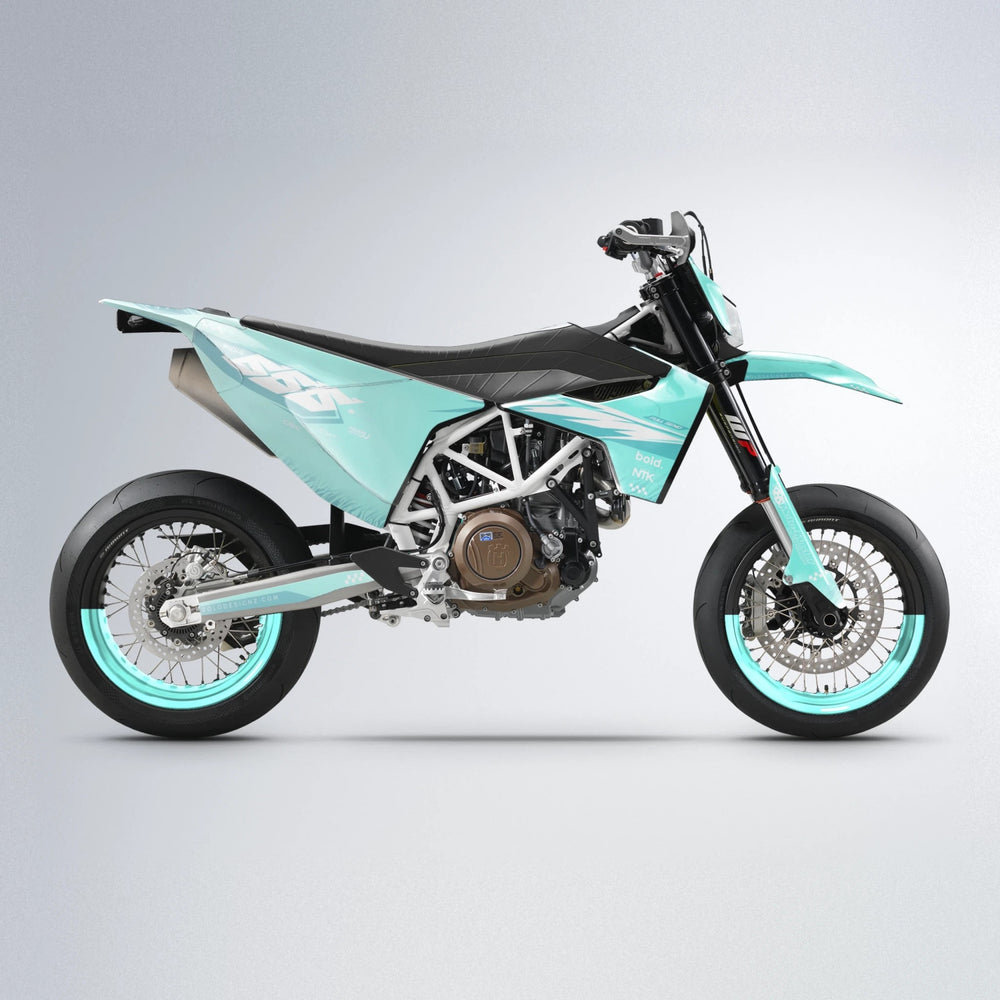 NTK V5 Husqvarna 701 supermoto graphics kit in Mint