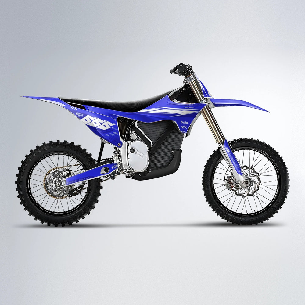 NTK V5 Stark Varg MX motocross graphics kit in Blue