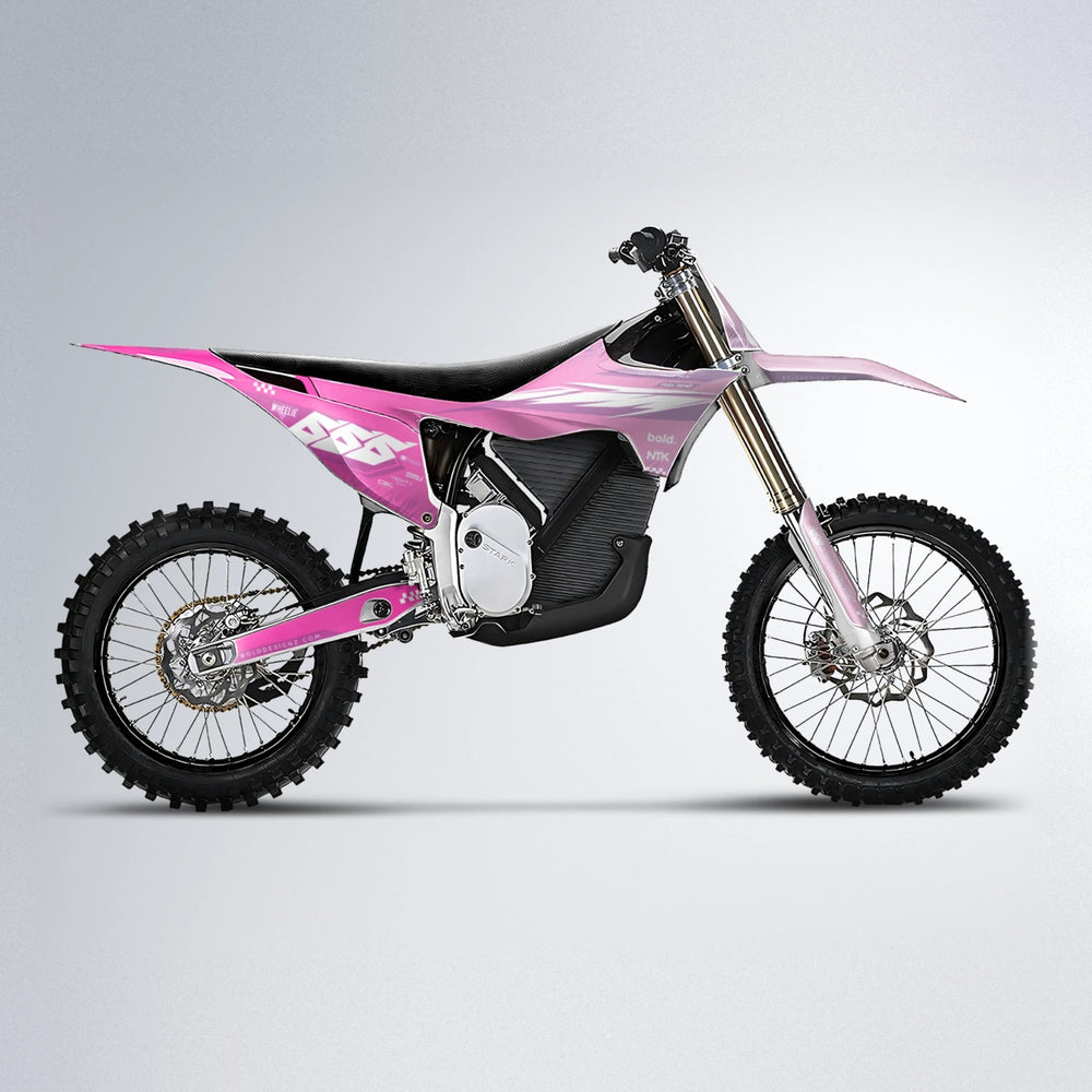 NTK V5 Stark Varg MX motocross graphics kit in Flamingo