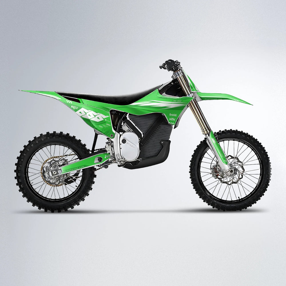 NTK V5 Stark Varg MX motocross graphics kit in Green