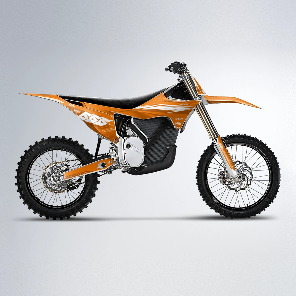 NTK V5 Stark Varg MX motocross graphics kit in Orange