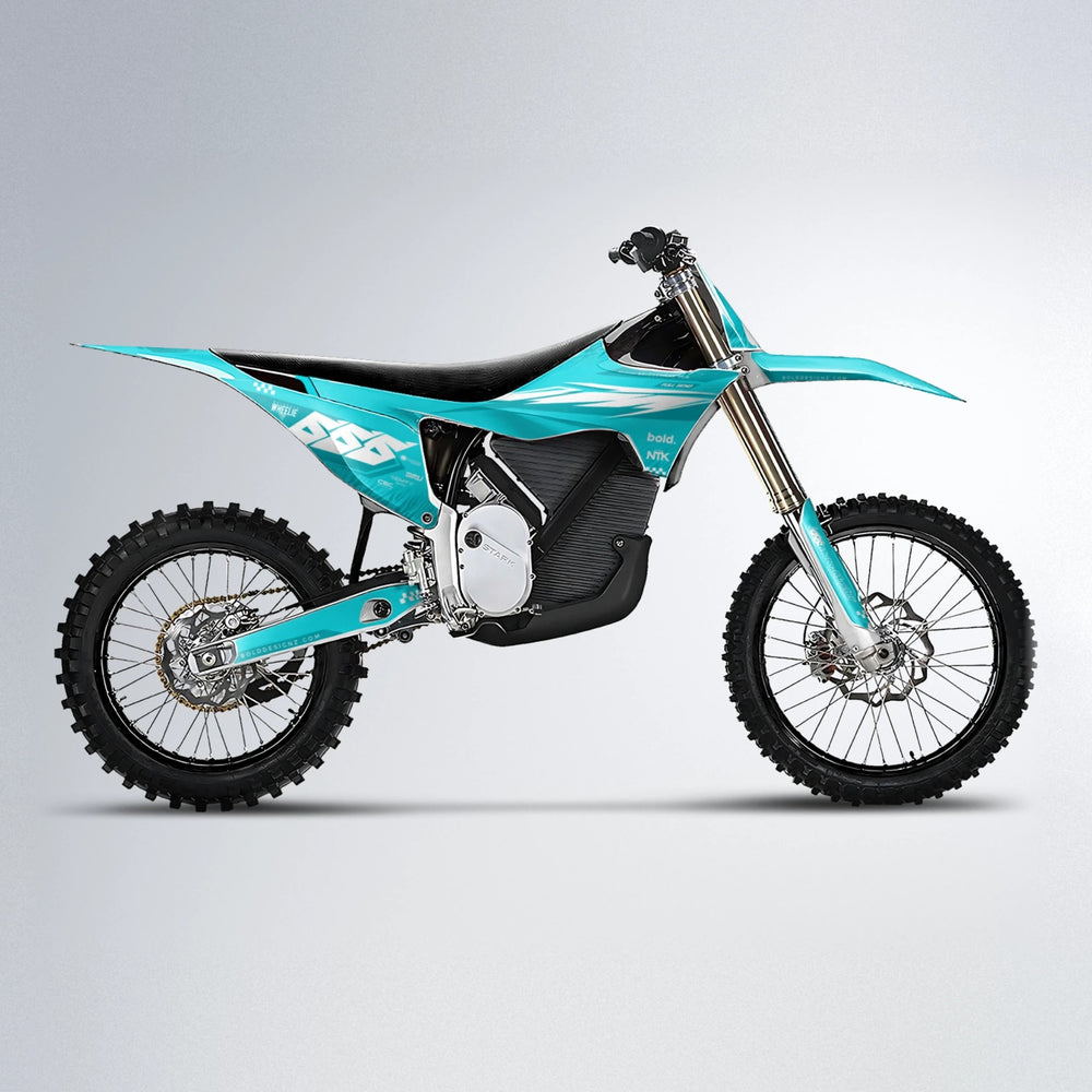 NTK V5 Stark Varg MX motocross graphics kit in Teal
