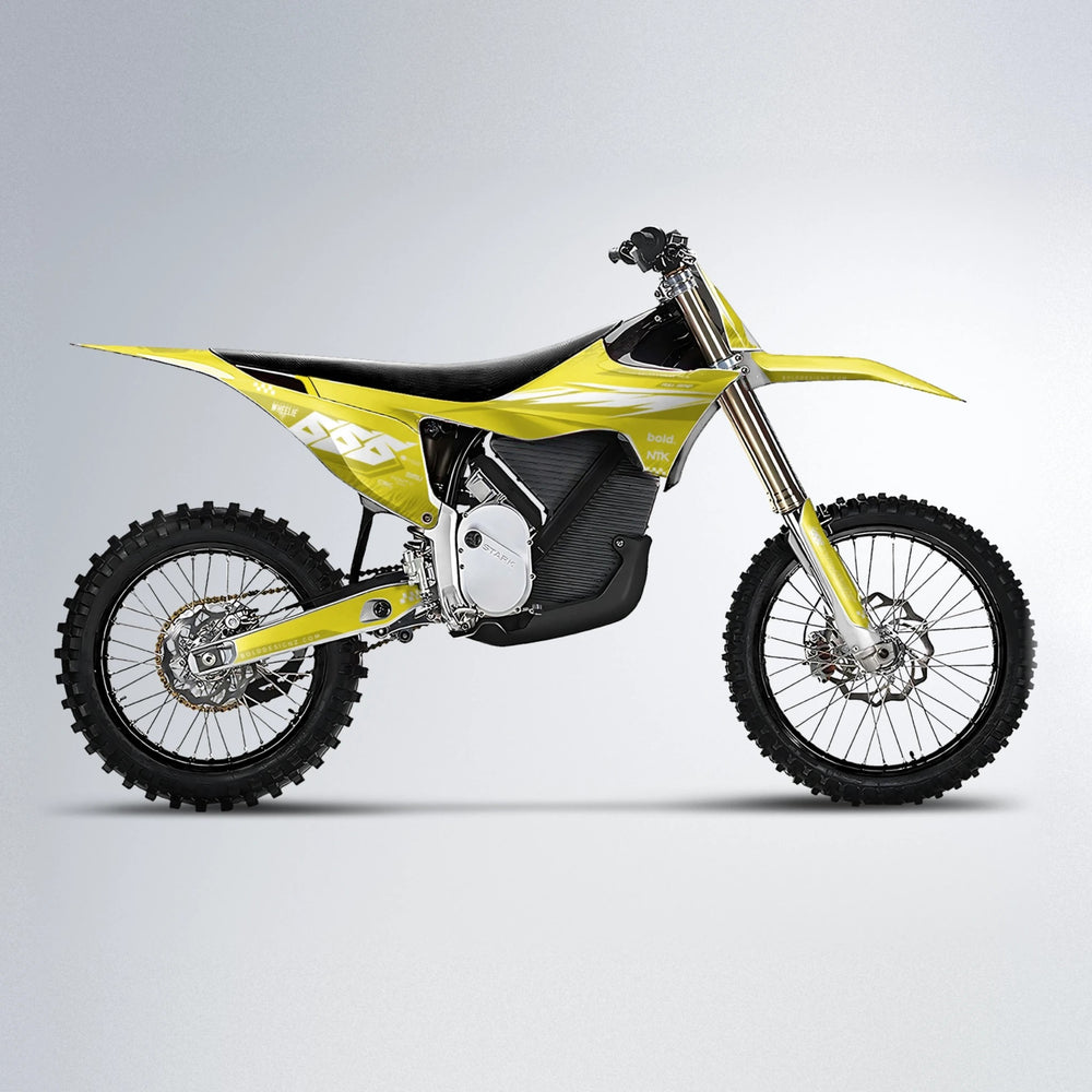 NTK V5 Stark Varg MX motocross graphics kit in Yellow
