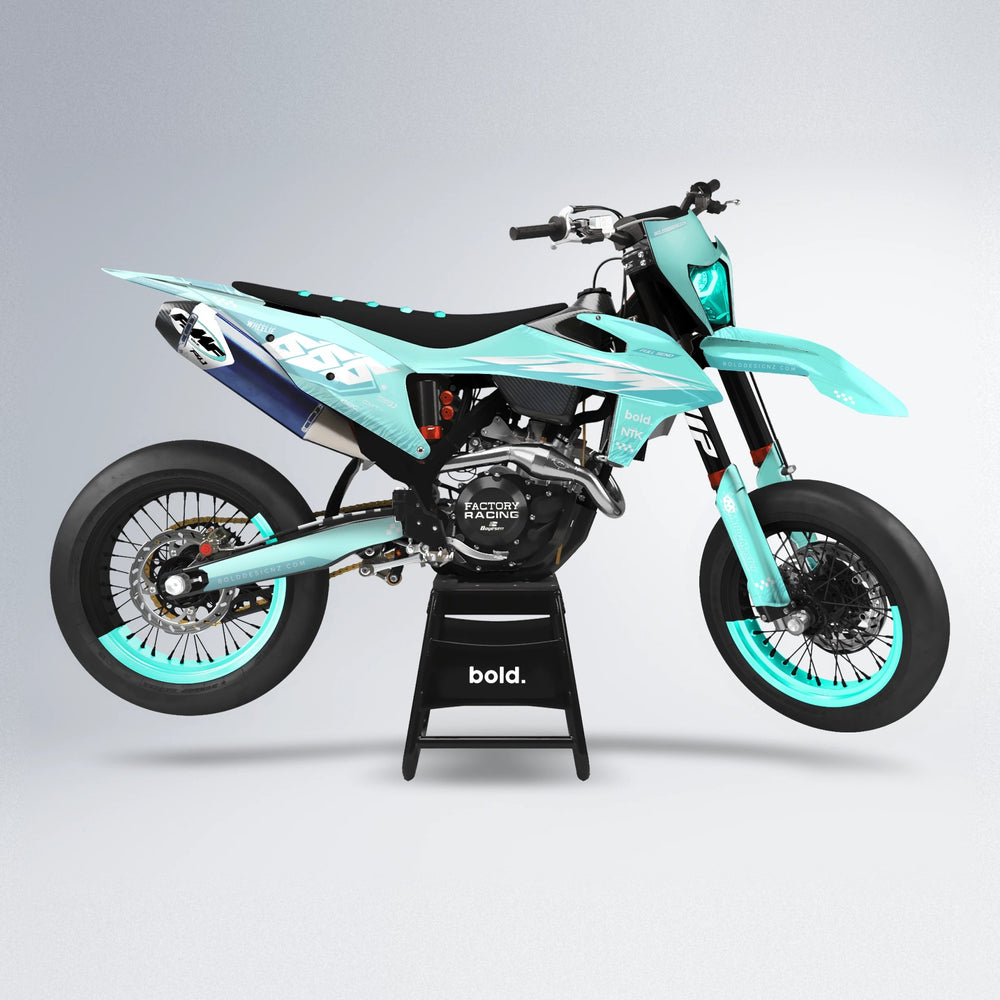 NTK V5 supermoto graphics kit in Mint