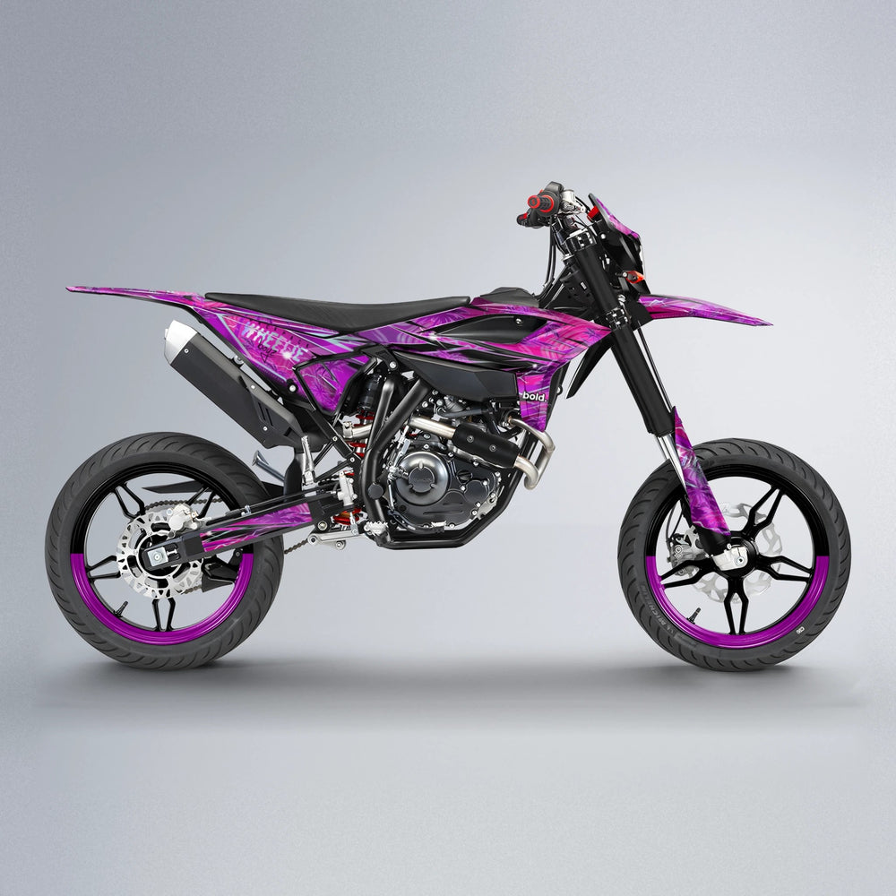 OASIS Beta supermoto graphics kit in Custom Colour