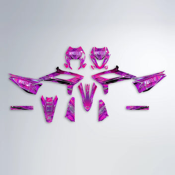 OASIS Beta graphics kit parts layout in Pink