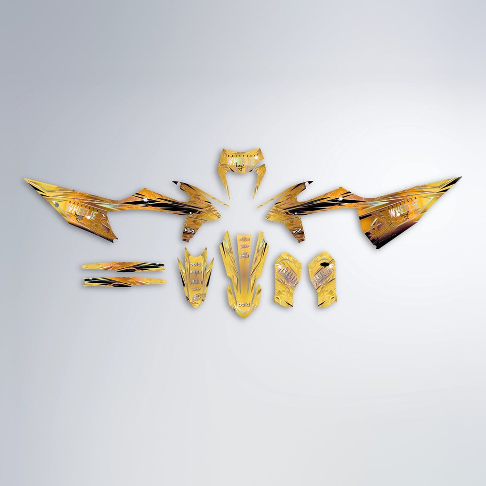 OASIS graphics kit parts layout in Gold Chrome