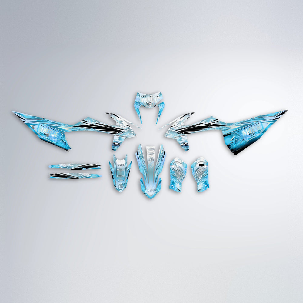 OASIS graphics kit parts layout in Light Blue & White