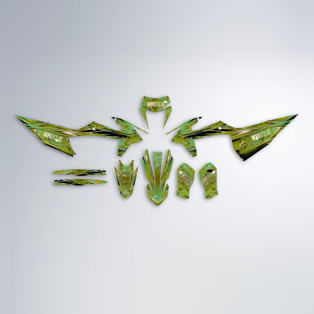 OASIS graphics kit parts layout in Olive