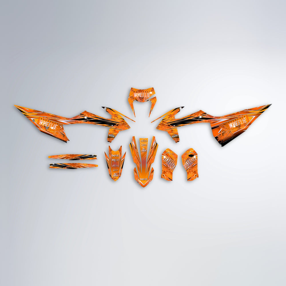 OASIS graphics kit parts layout in Orange