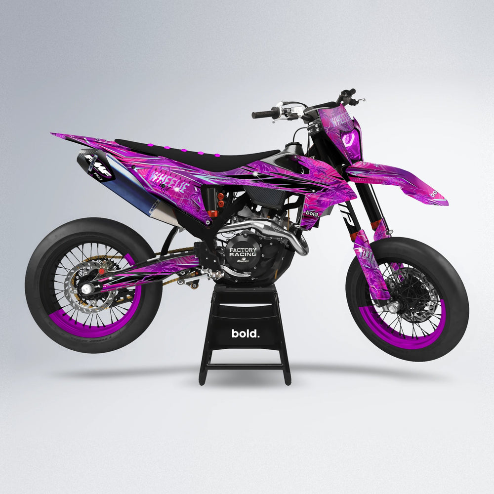 OASIS supermoto graphics kit in Pink