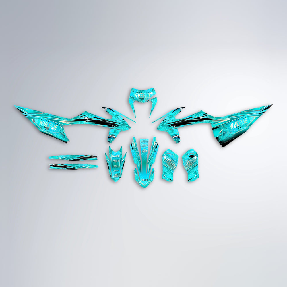OASIS graphics kit parts layout in Teal