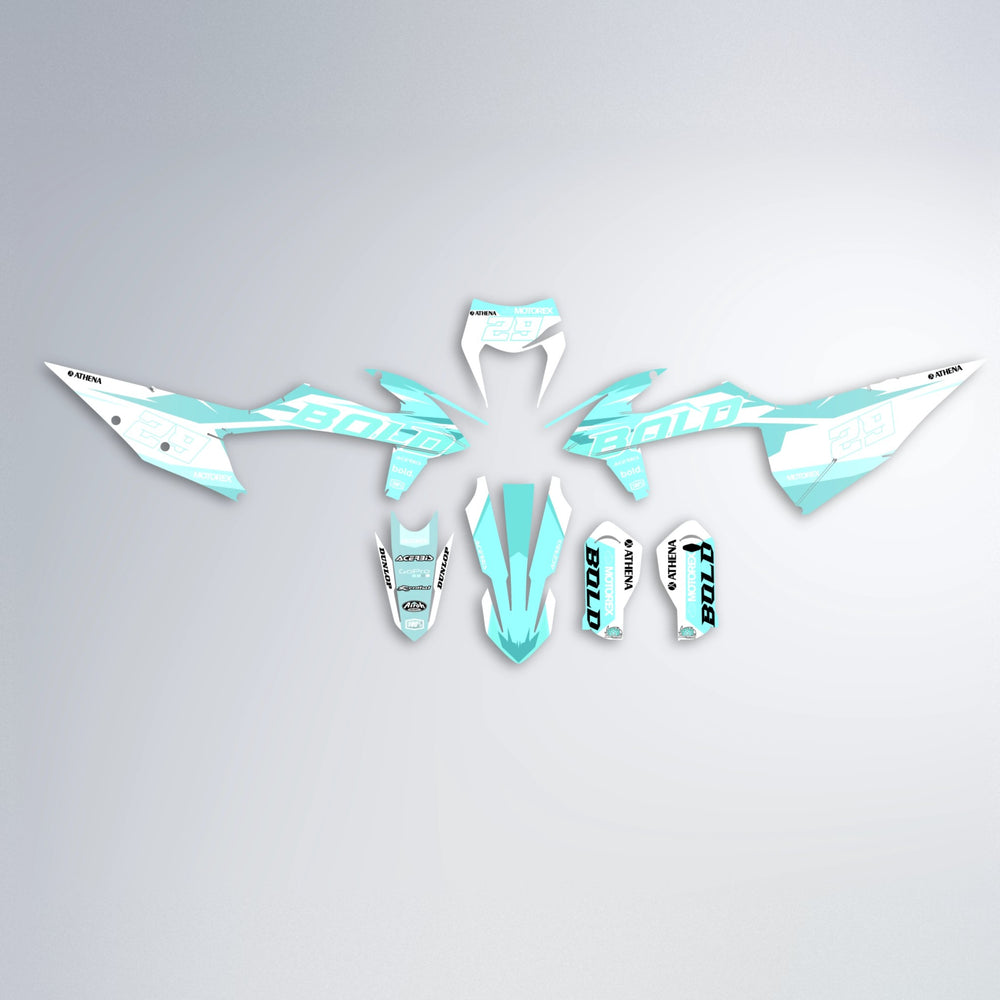 OCEAN graphics kit parts layout in Mint