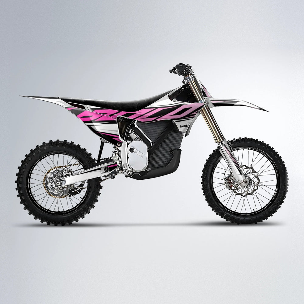 OPTIC Stark Varg MX motocross graphics kit in Flamingo