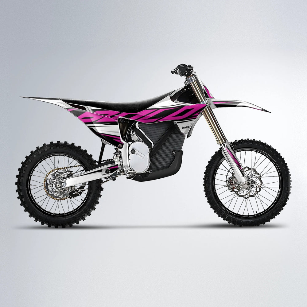 OPTIC Stark Varg MX motocross graphics kit in Pink