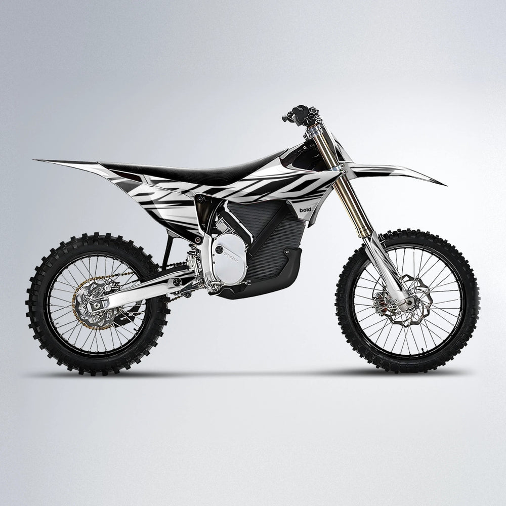 OPTIC Stark Varg MX motocross graphics kit in White