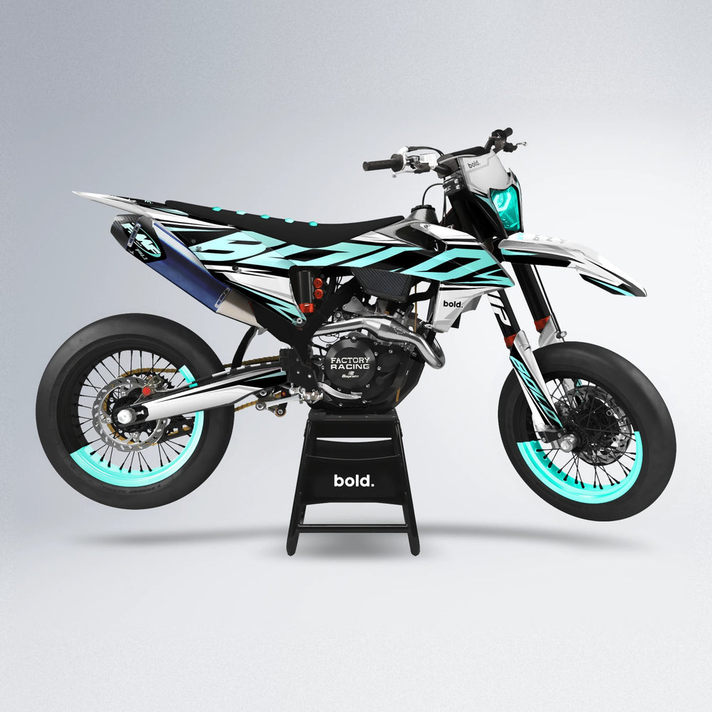 OPTIC supermoto graphics kit in Mint