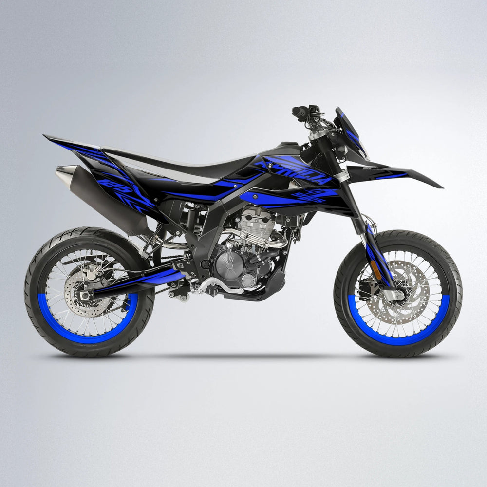 OVERDRIVE Aprilia SX 125 supermoto graphics kit in Blue