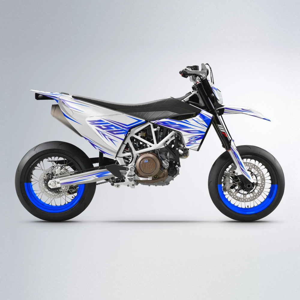 OVERDRIVE Husqvarna 701 supermoto graphics kit in Blue