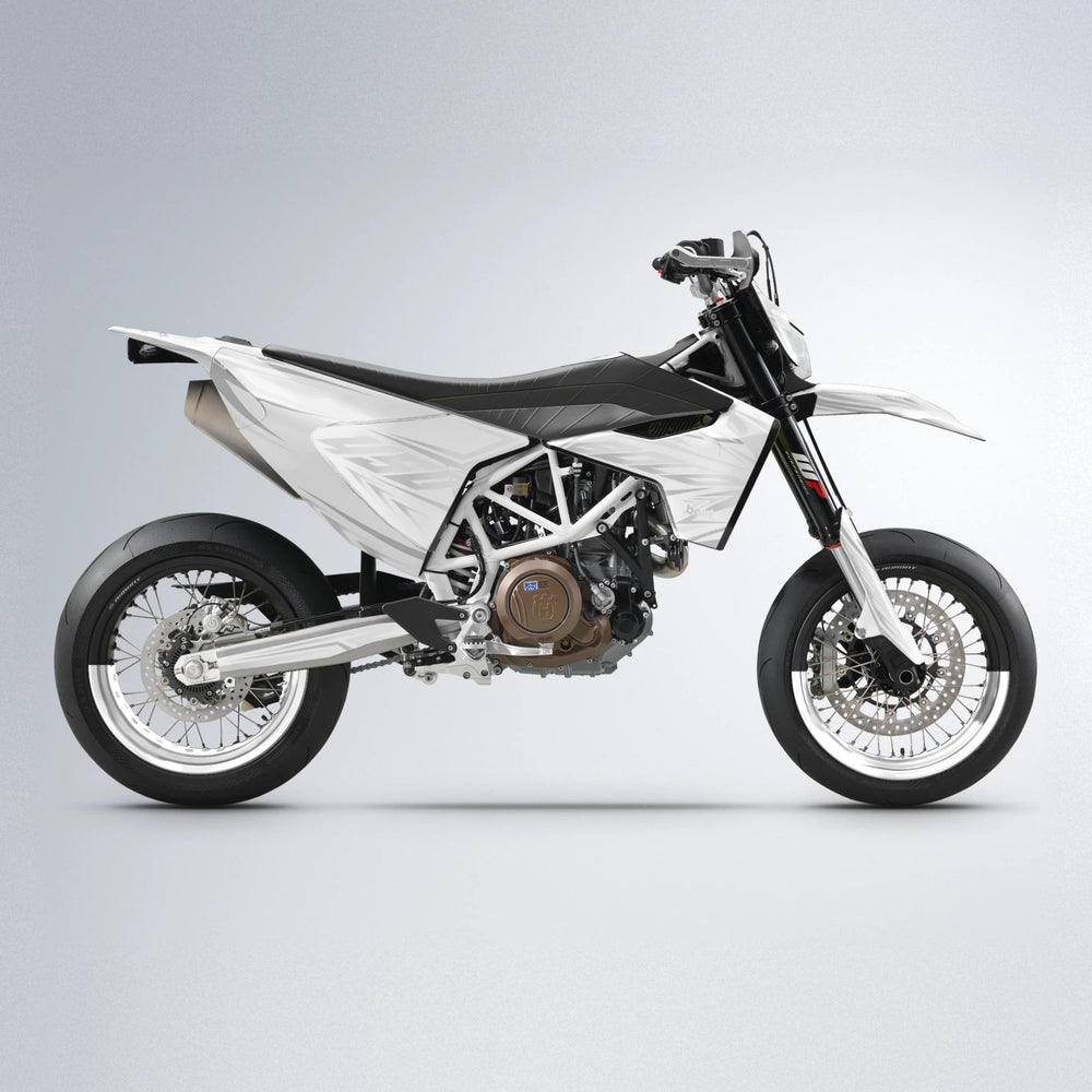 OVERDRIVE Husqvarna 701 supermoto graphics kit in White