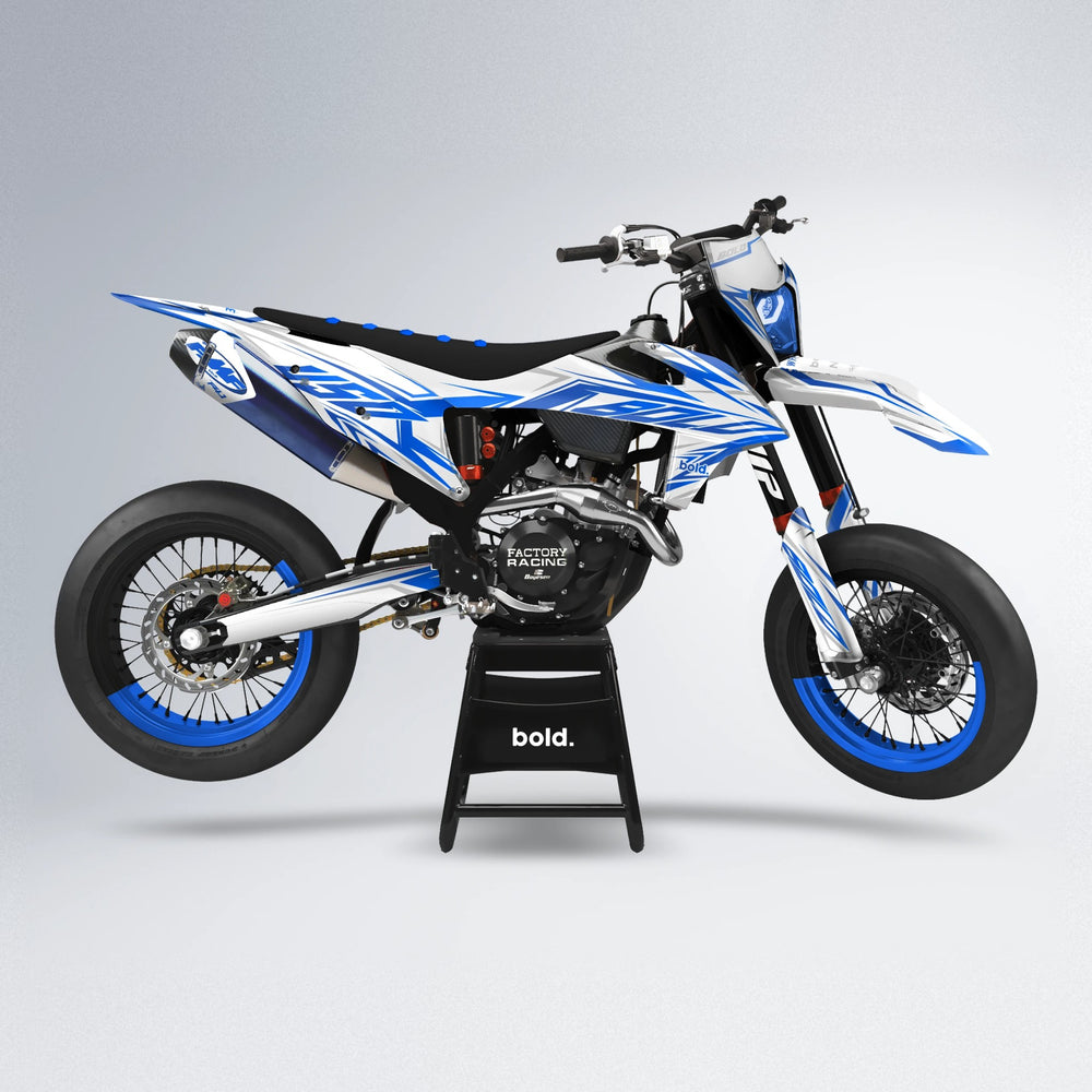 OVERDRIVE supermoto graphics kit in Darkblue