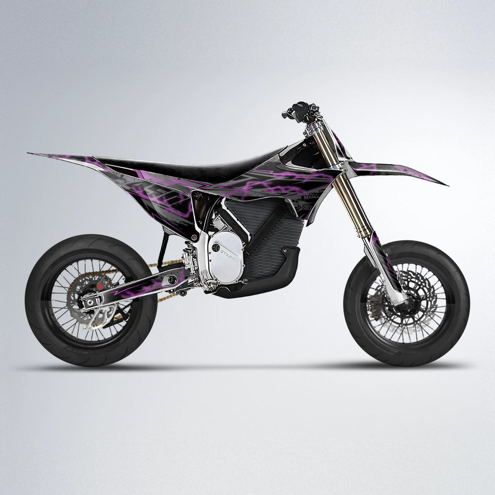 PATCHY Stark Varg SM supermoto graphics kit in Pink