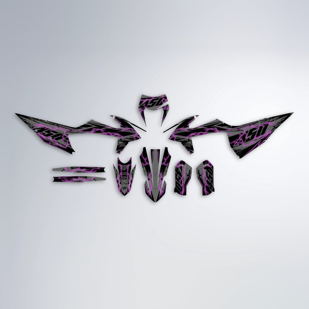 PATCHY graphics kit parts layout in Custom Colour