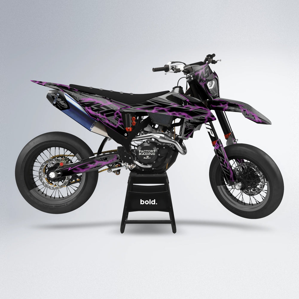 PATCHY supermoto graphics kit in Pink