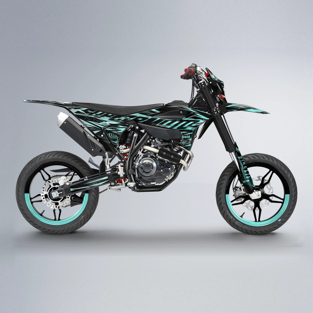 PHANTOM Beta supermoto graphics kit in Mint
