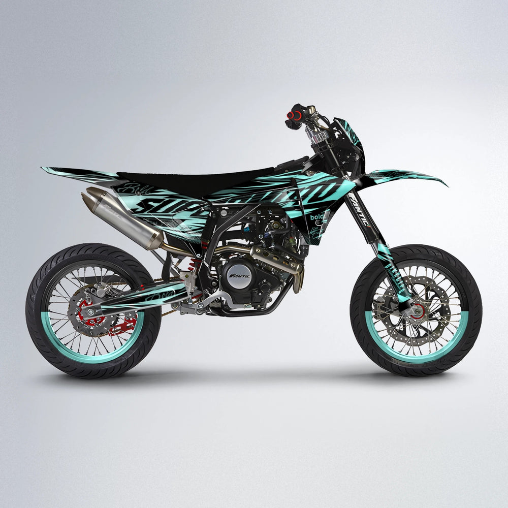 PHANTOM Fantic supermoto graphics kit in Mint