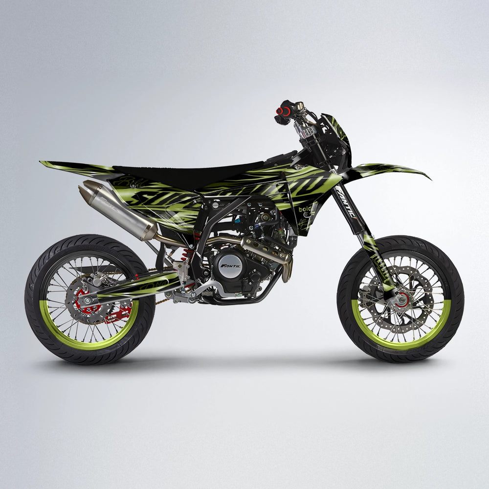 PHANTOM Fantic supermoto graphics kit in Olive