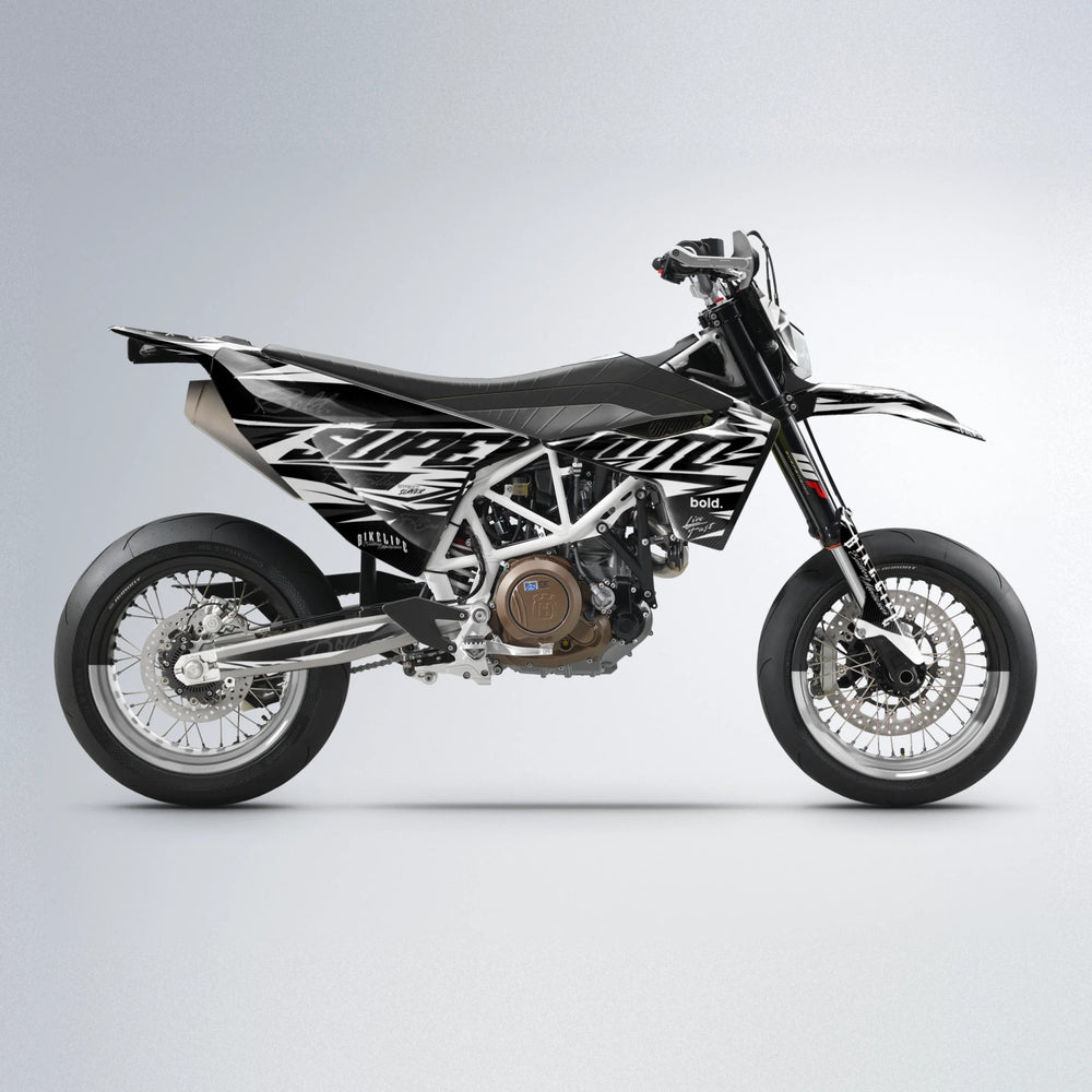 PHANTOM Husqvarna 701 supermoto graphics kit in Custom Colour