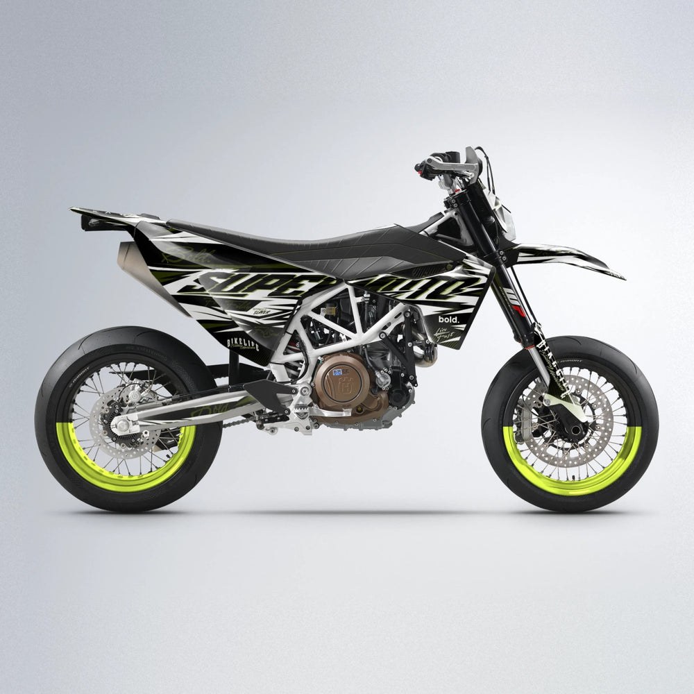 PHANTOM Husqvarna 701 supermoto graphics kit in Olive