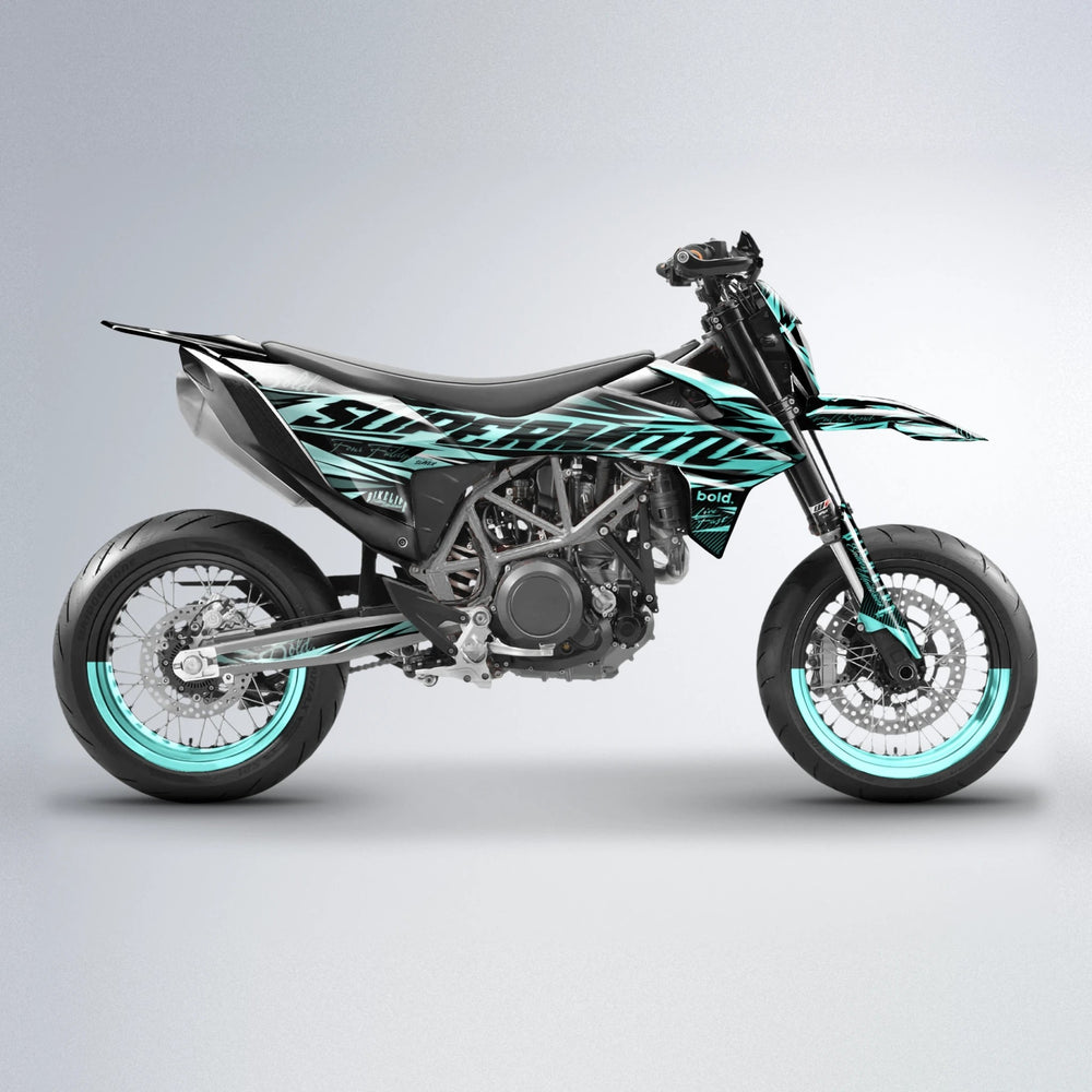 PHANTOM KTM SMC 690 supermoto graphics kit in Mint