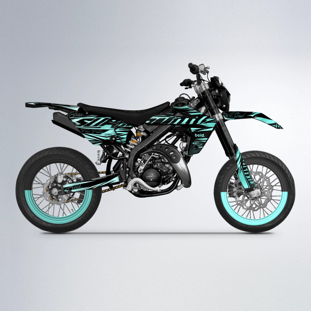 PHANTOM Rieju MRT supermoto graphics kit in Mint