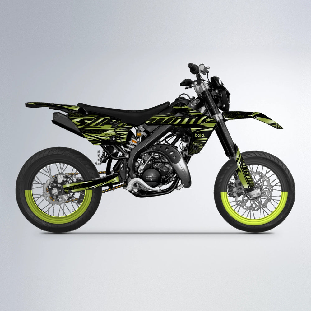 PHANTOM Rieju MRT supermoto graphics kit in Olive
