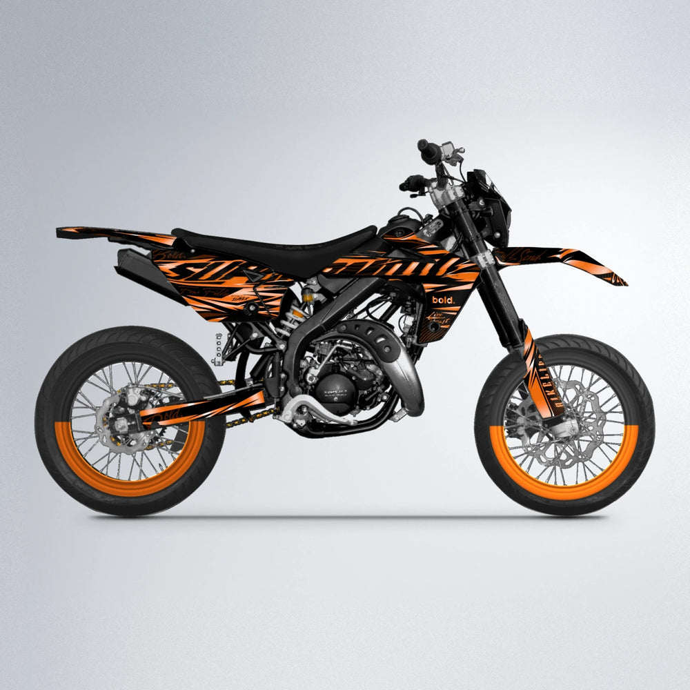 PHANTOM Rieju MRT supermoto graphics kit in Orange