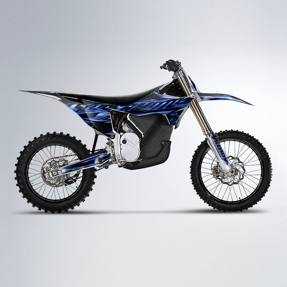 PHANTOM Stark Varg MX motocross graphics kit in Blue