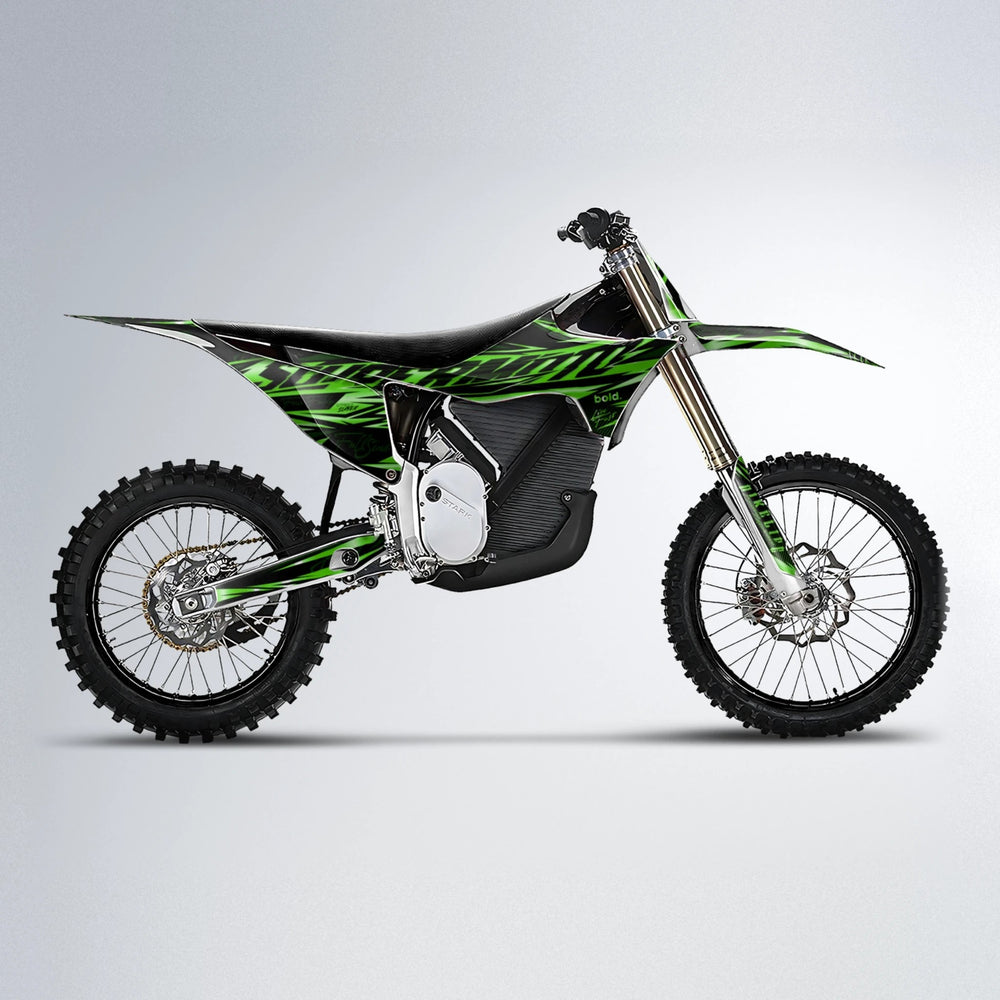 PHANTOM Stark Varg MX motocross graphics kit in Green