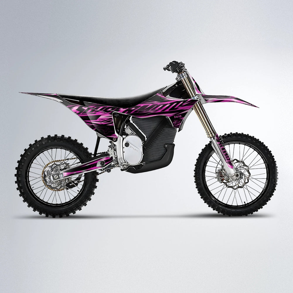 PHANTOM Stark Varg MX motocross graphics kit in Pink