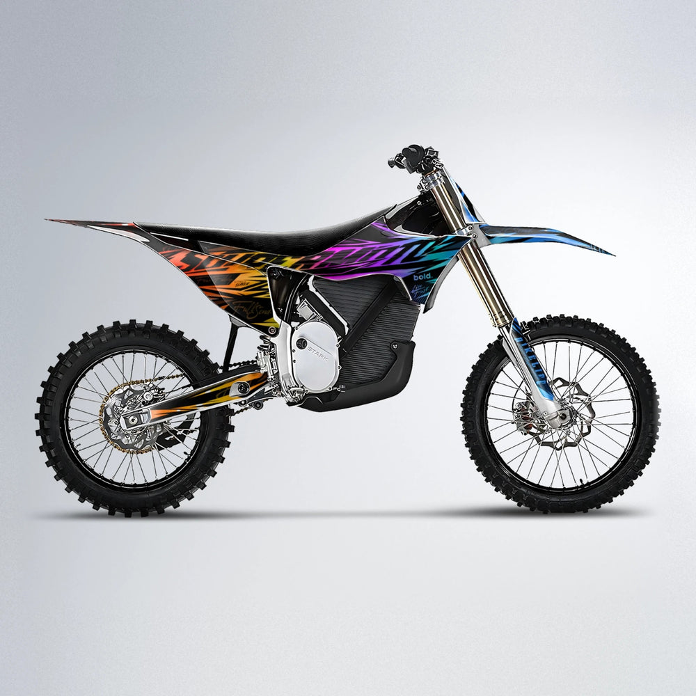 PHANTOM Stark Varg MX motocross graphics kit in Sunset Fade