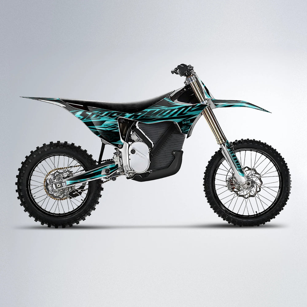 PHANTOM Stark Varg MX motocross graphics kit in Teal