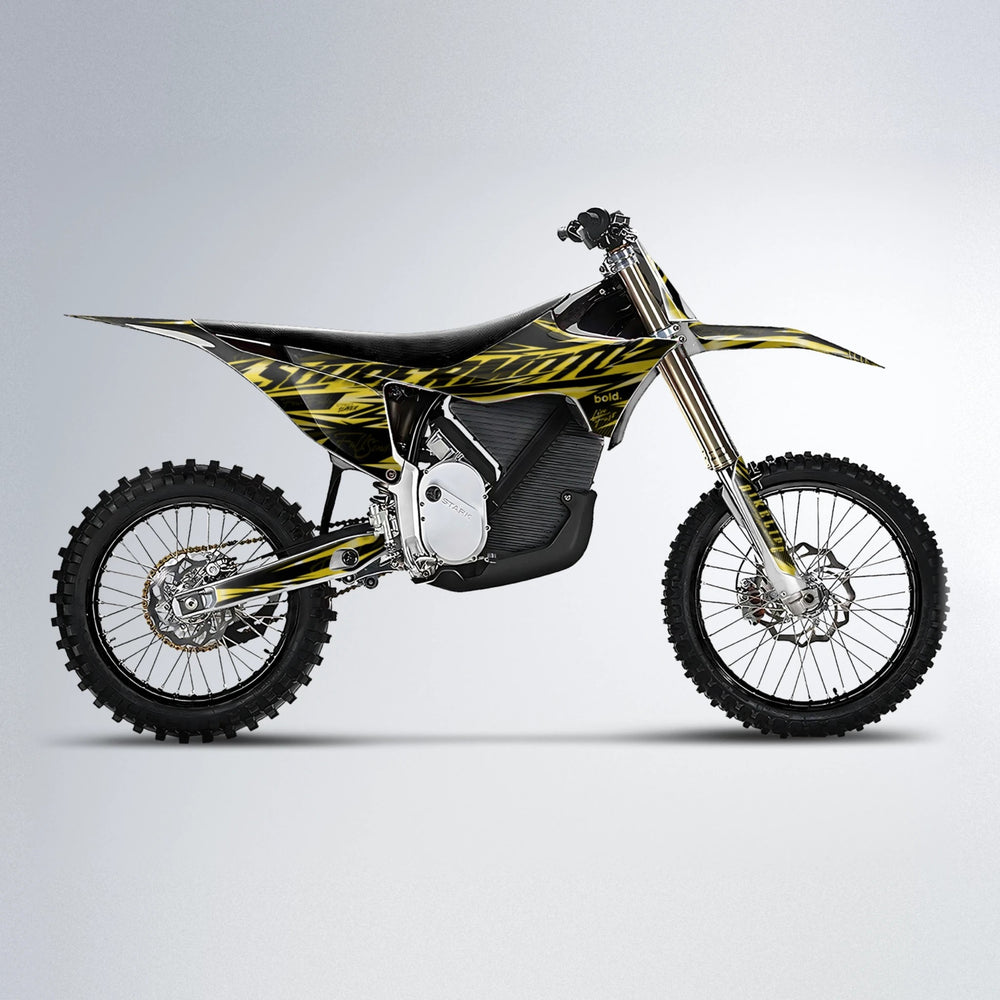 PHANTOM Stark Varg MX motocross graphics kit in Yellow