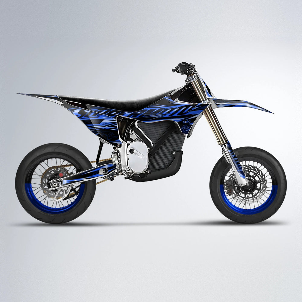 PHANTOM Stark Varg SM supermoto graphics kit in Blue