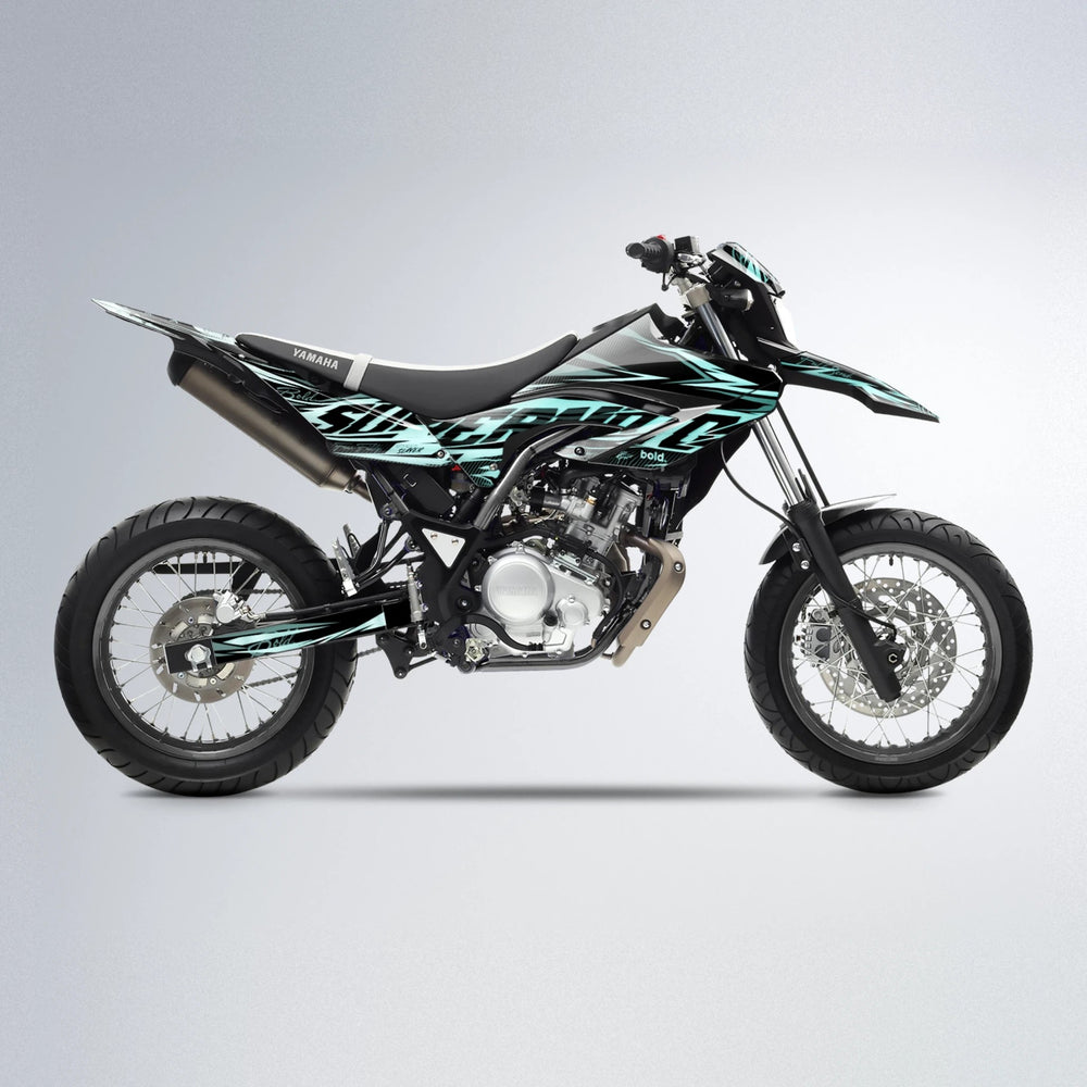 PHANTOM Yamaha WR 125X supermoto graphics kit in Mint