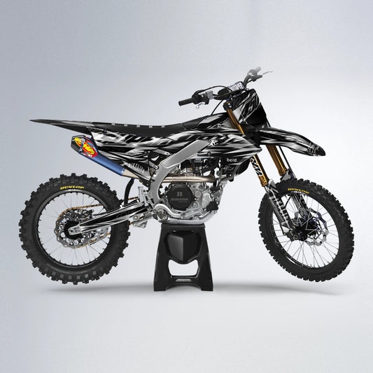PHANTOM Yamaha YZF MX motocross graphics kit in Black