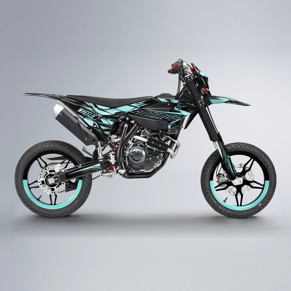 PRESENCE Beta supermoto graphics kit in Mint