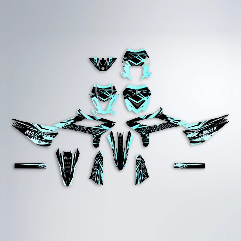 PRESENCE Beta graphics kit parts layout in Mint