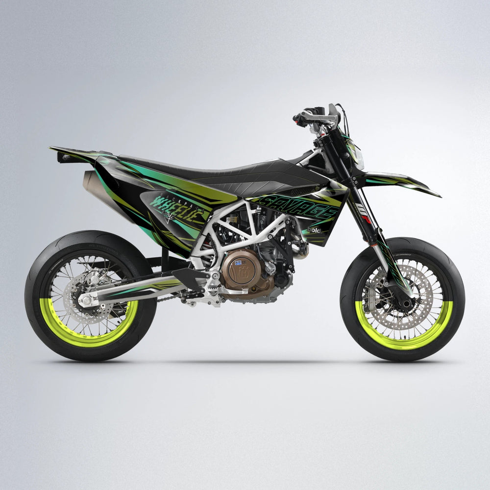 PRESENCE Husqvarna 701 supermoto graphics kit in Olive